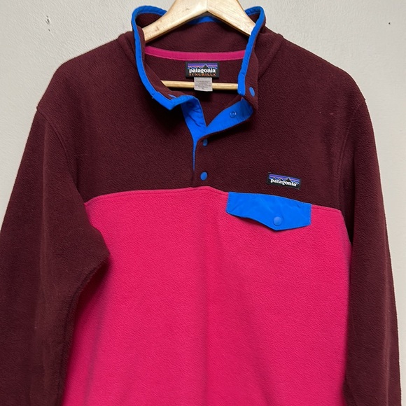 Patagonia Jackets & Blazers - Womens Patagonia Synchilla Snap T fleece pullover jacket Sz XL
